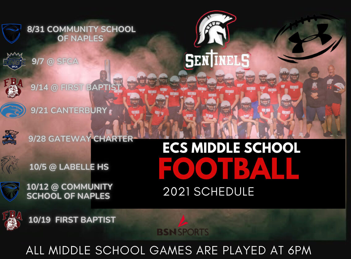 MS Football Schedule ECS Sports